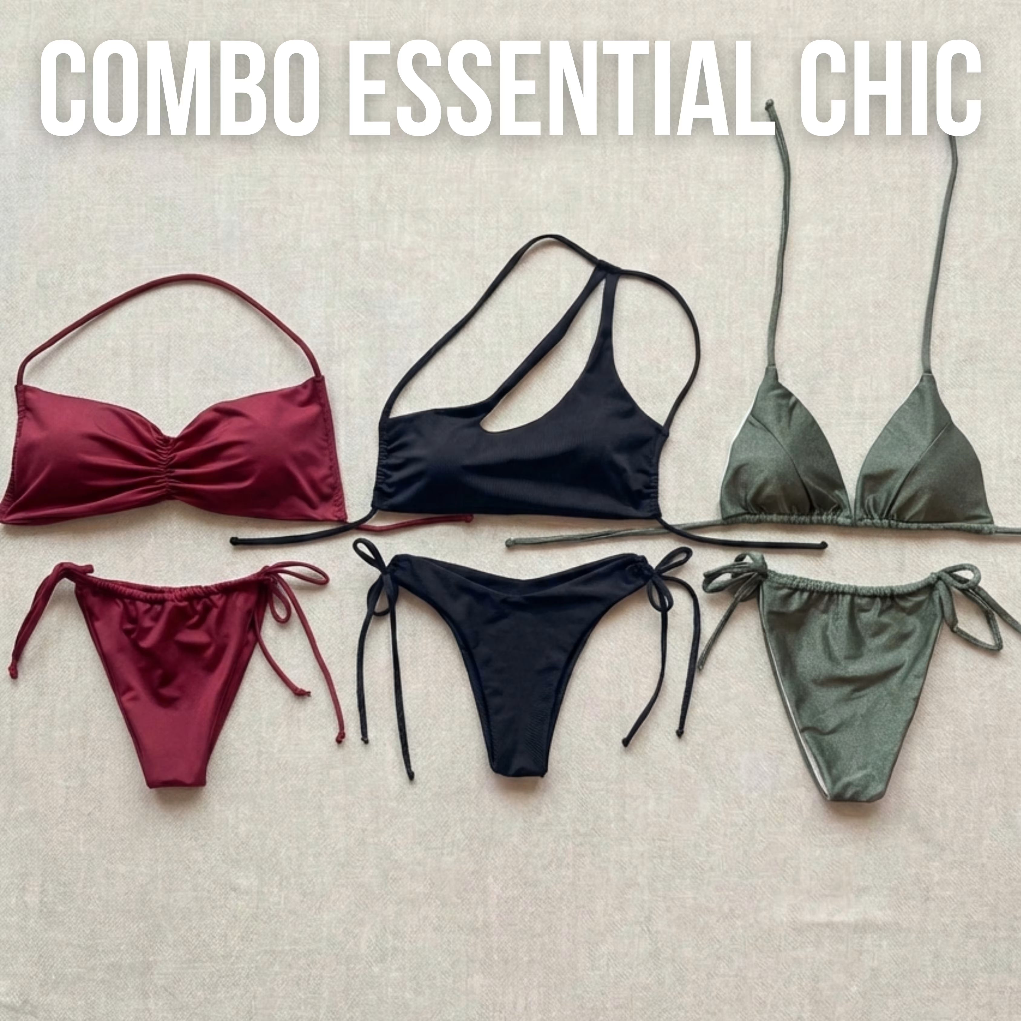 Combo 3 Bikinis Premium