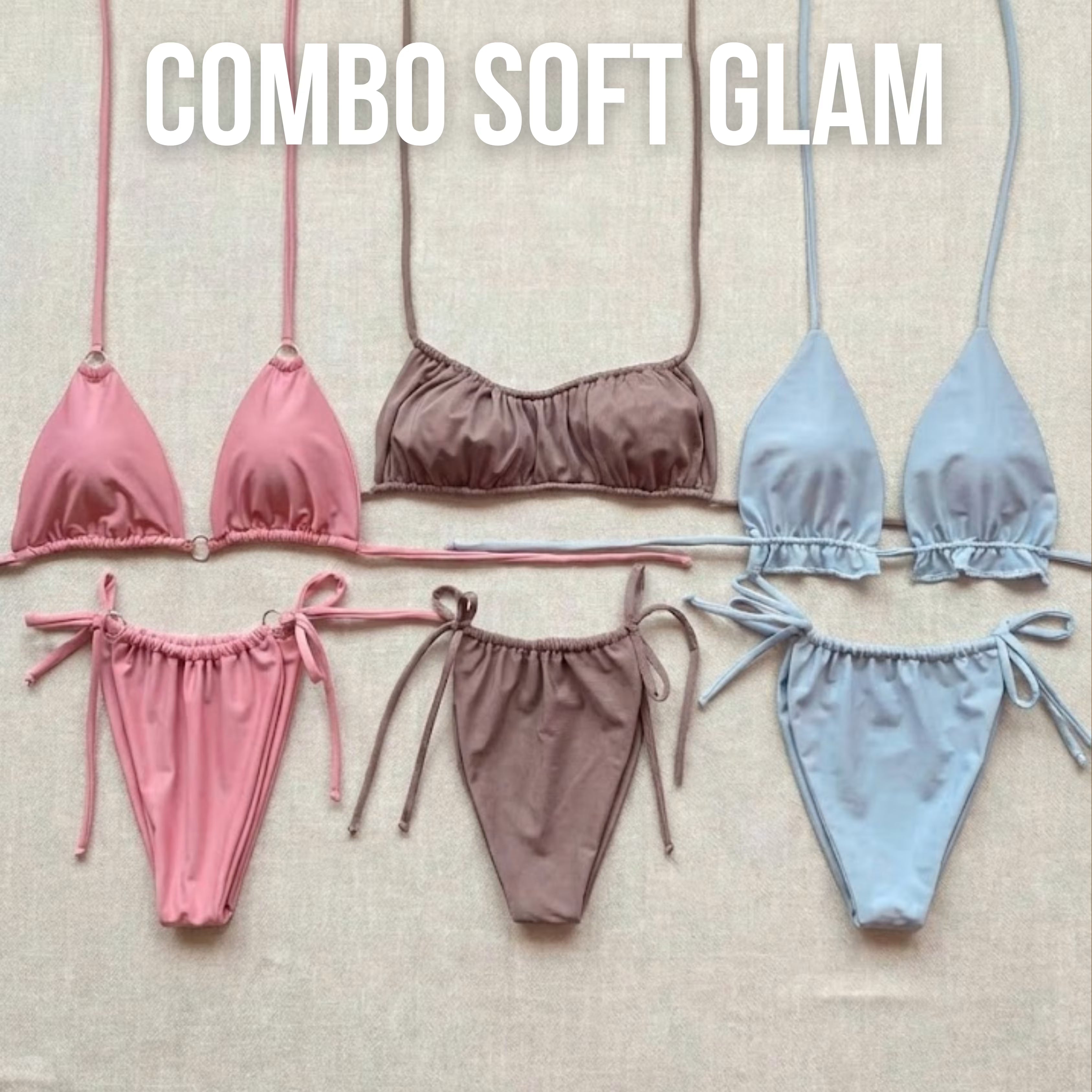 Combo 3 Bikinis Premium